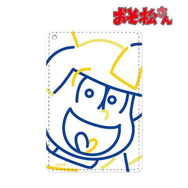 【アルマビアンカ】おそ松さん 十四松 ラインアート 1ポケットパスケース