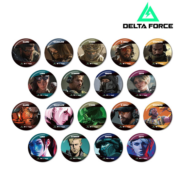 【アルマビアンカ】Delta Force トレーディング缶バッジ 1BOX入数：18