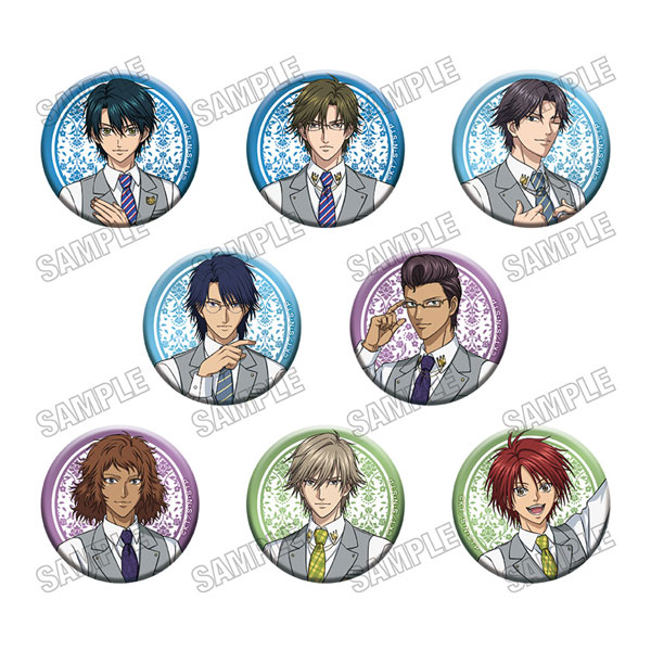 【メディコス・エンタテインメント】アニメ『新テニスの王子様』描き下ろし缶バッジコレクション【ホテルマンver.2】