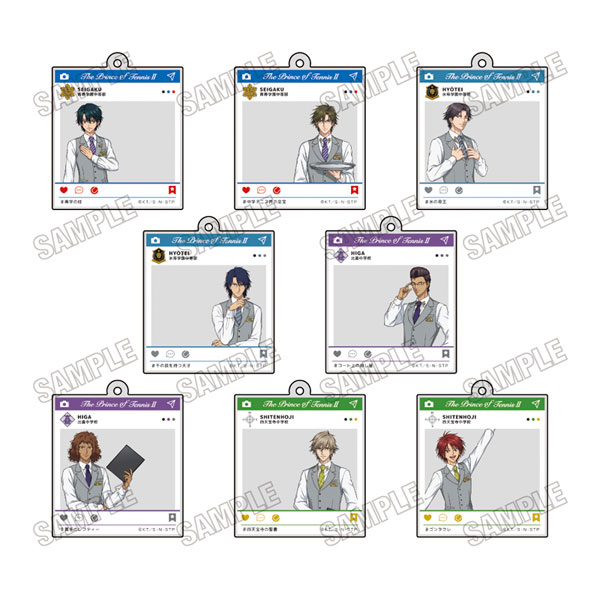 【メディコス・エンタテインメント】アニメ『新テニスの王子様』描き下ろしアクリルキーホルダーコレクション【ホテルマンver.2】