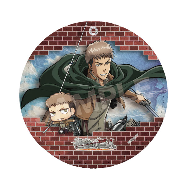 【CS.FRONT】進撃の巨人 レザーコースターキーホルダー /04 ジャン