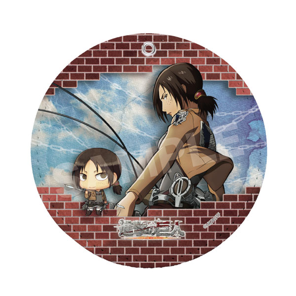 【CS.FRONT】進撃の巨人 レザーコースターキーホルダー /06 ユミル