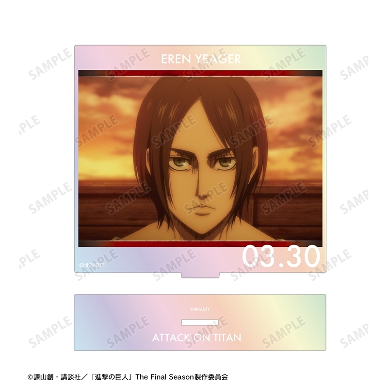 【アルマビアンカ】TVアニメ『進撃の巨人』 エレン 場面写オーロラBIGアクリルスタンド