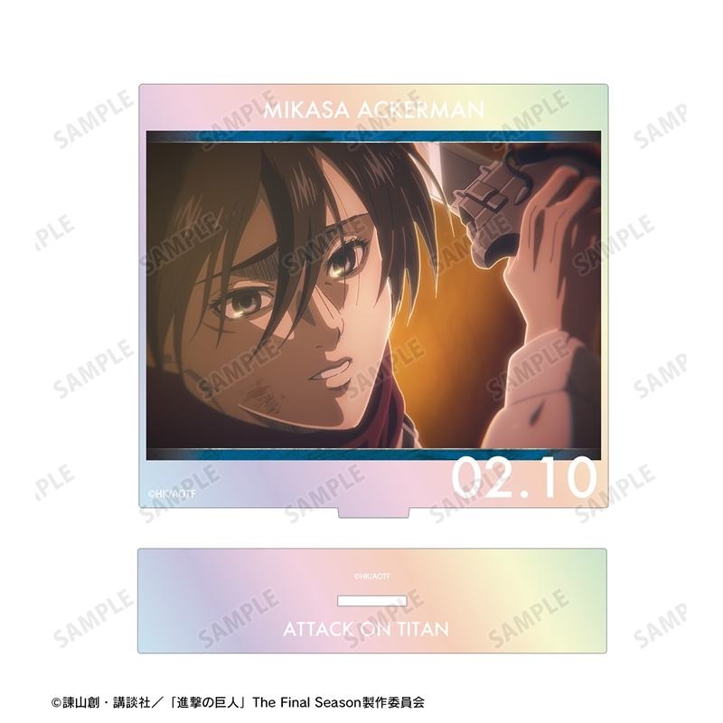 【アルマビアンカ】TVアニメ『進撃の巨人』 ミカサ 場面写オーロラBIGアクリルスタンド