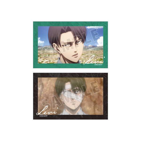【アルマビアンカ】TVアニメ『進撃の巨人』 リヴァイ 場面写イラストカード2枚セット vol.2