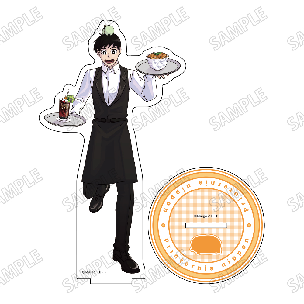 【メディコス・エンタテインメント】「プリンタニア・ニッポン」BIGアクリルスタンド【カフェver.】（2）塩野