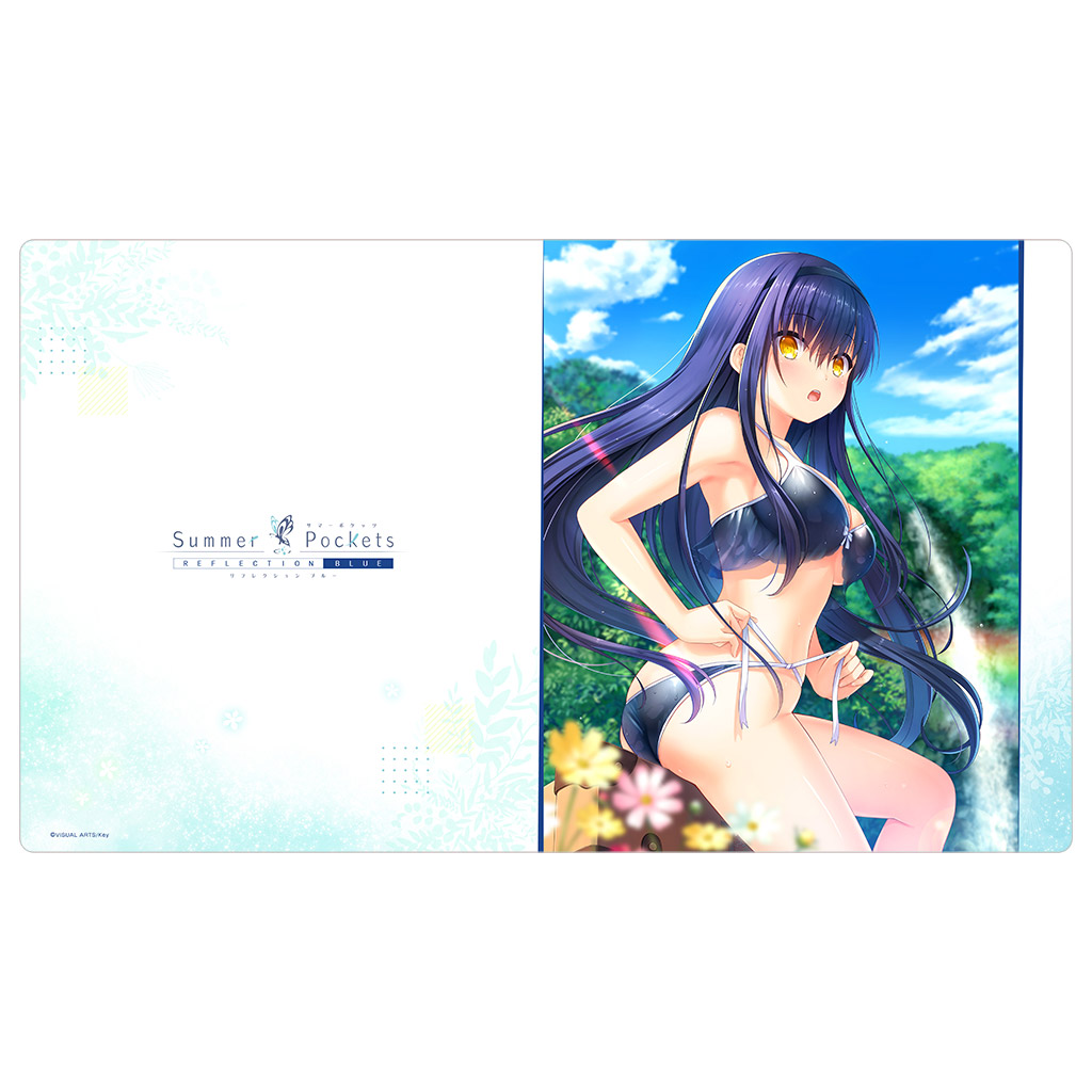 【カーテン魂】Summer Pockets REFLECTION BLUE ラバーマット（久島鴎/ビキニ）