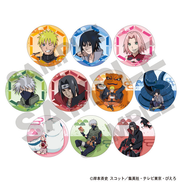 【クラックス】NARUTO トレーディング缶バッジ 一休み 1BOX入数：10