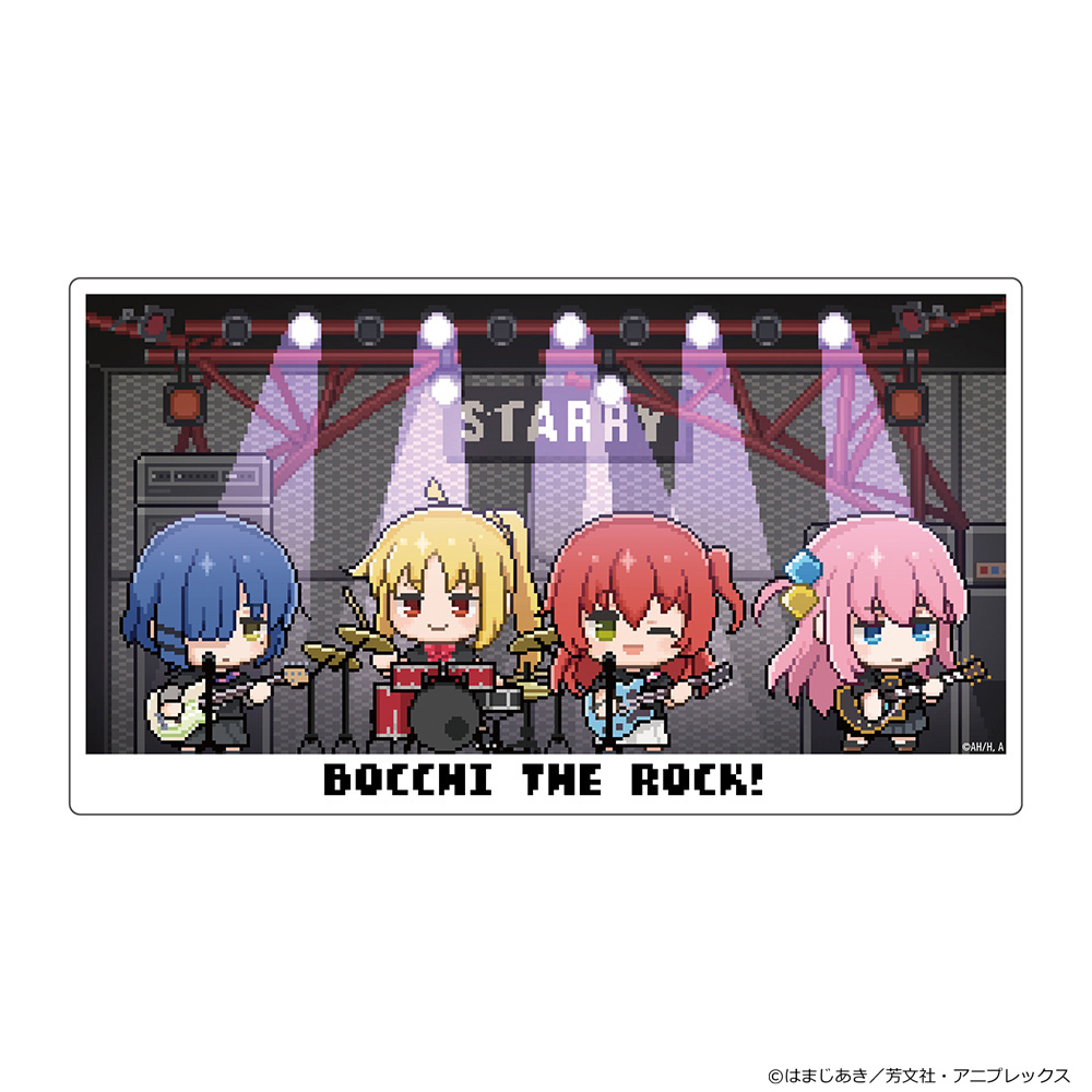 【カーテン魂】ぼっち・ざ・ろっく！ マグネットシート（結束バンド/ドット絵）