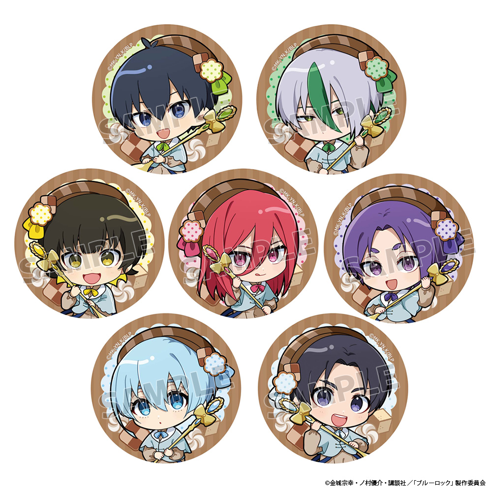 【Parflette】ブルーロック トレーディング缶バッジ（ティータイム/ver.A） 1BOX入数：7