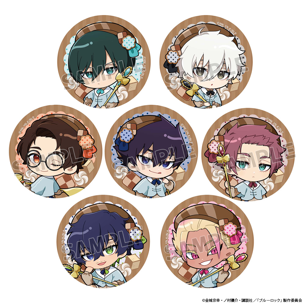 【Parflette】ブルーロック トレーディング缶バッジ（ティータイム/ver.B） 1BOX入数：7