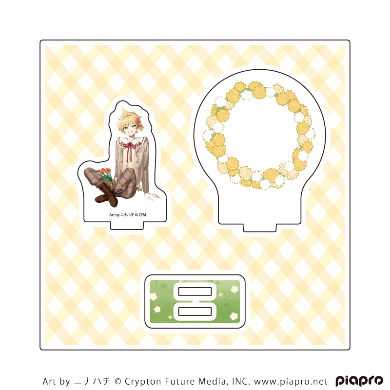 【A3】アクリルスタンドプレート「ピアプロキャラクターズ」21/鏡音レン ピクニックver.（描き起こしイラスト）
