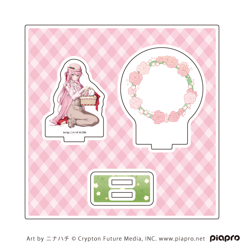 【A3】アクリルスタンドプレート「ピアプロキャラクターズ」22/巡音ルカ ピクニックver.（描き起こしイラスト）