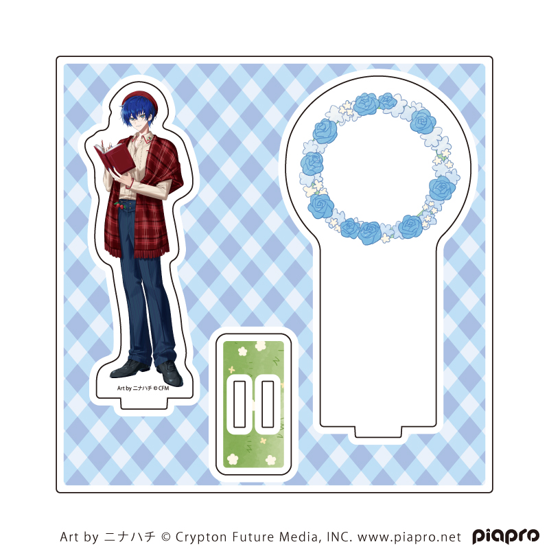 【A3】アクリルスタンドプレート「ピアプロキャラクターズ」24/KAITO ピクニックver.（描き起こしイラスト）