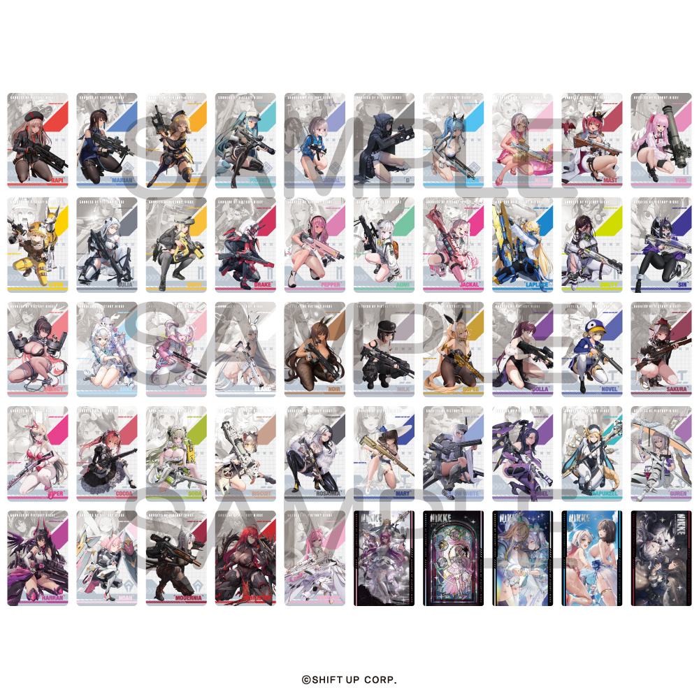 【アルジャーノンプロダクト】勝利の女神：NIKKE ガンガール メタルカードコレクション 1BOX入数：10