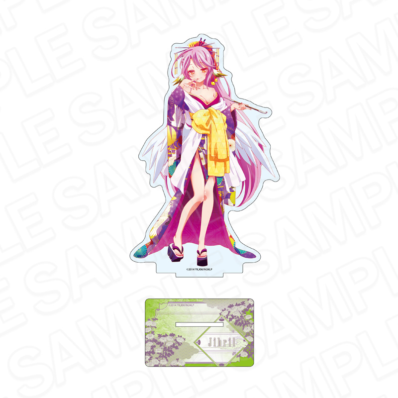 【コンテンツシード】ノーゲーム・ノーライフ ホログラムデカアクリルスタンド ジブリール 和服サイバー ver.