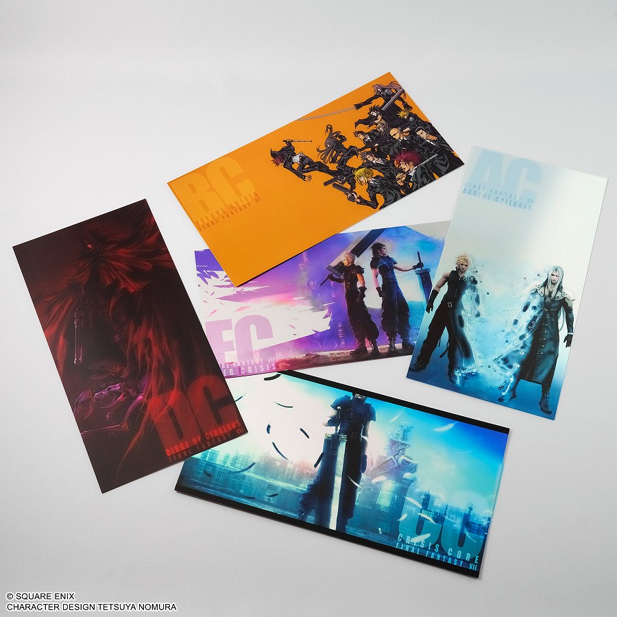 【スクウェア・エニックス】ファイナルファンタジーVIIシリーズ メタリックラージポストカードセット
