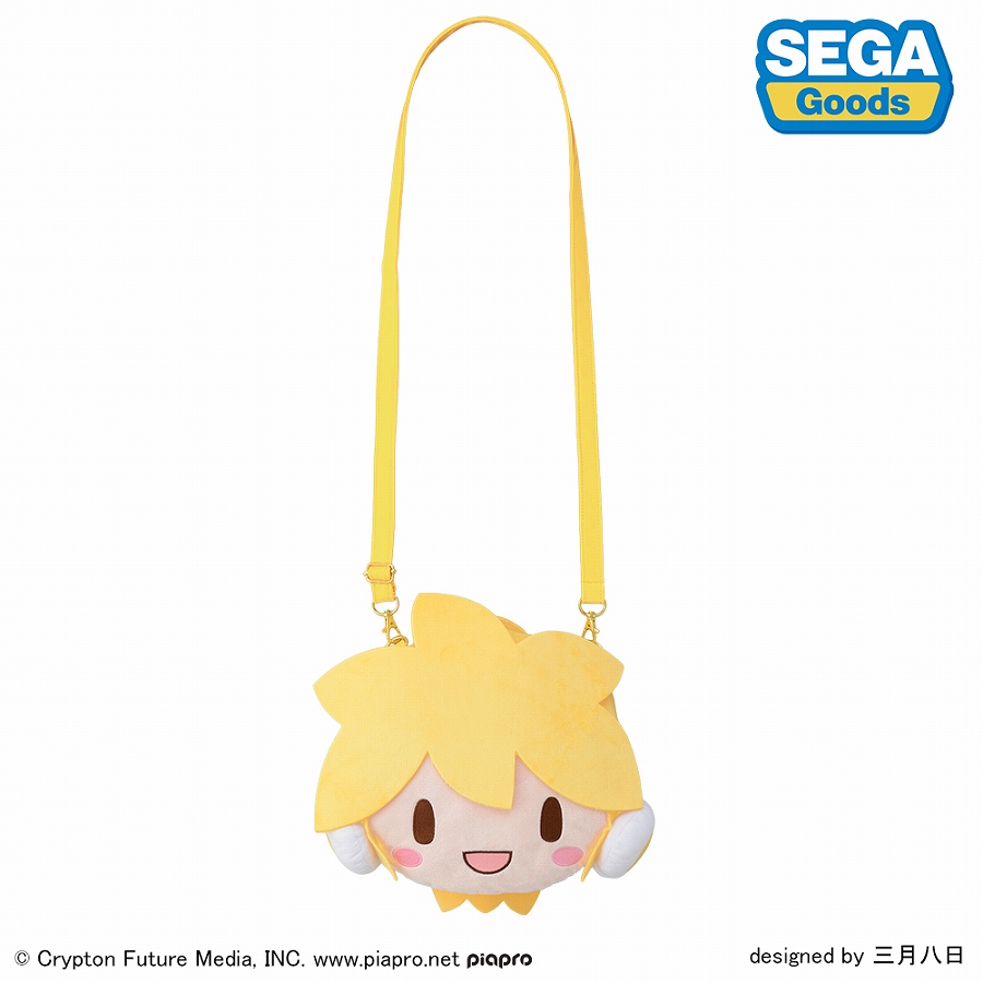 【セガ フェイブ】鏡音レン ふわぷち フェイスショルダーバッグ M