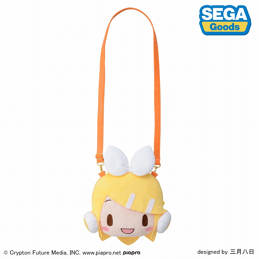 【セガ フェイブ】鏡音リン ふわぷち フェイスショルダーバッグ M