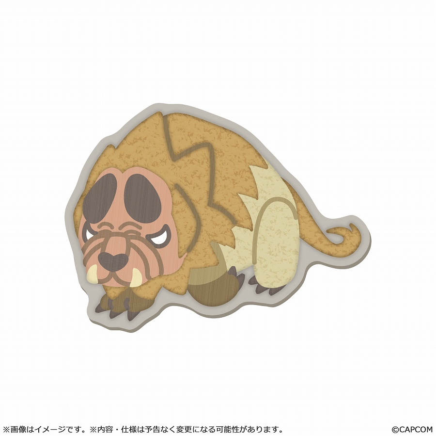 【カプコン】モンスターハンター モンでふぉ サガラ刺繍ステッカー ドシャグマ
