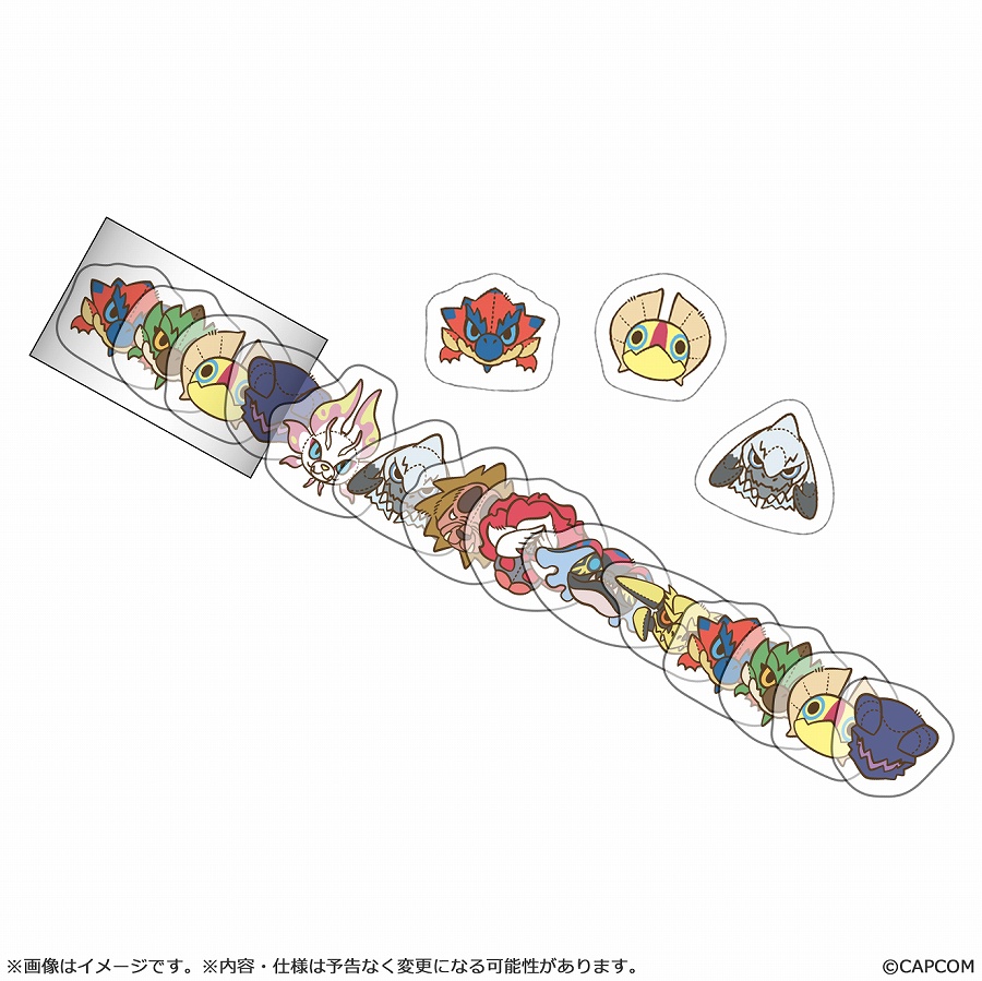 【カプコン】モンスターハンター モンでふぉ ダイカットマスキングテープ