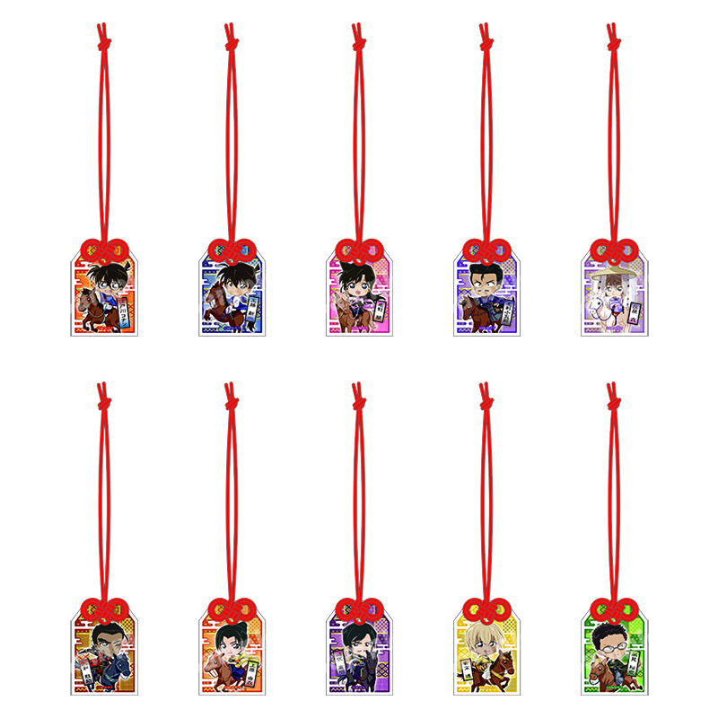 【YTE】名探偵コナン トレーディングお守り風アクリルキーホルダー 風雅疾駆！ 1BOX入数：10