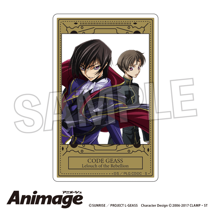 【PROOF】コードギアス 反逆のルルーシュ Animageアクリルカード F【再販】