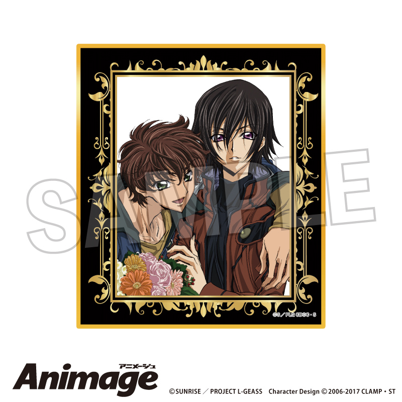 【PROOF】コードギアス 反逆のルルーシュ Animageギラギラ色紙 A【再販】