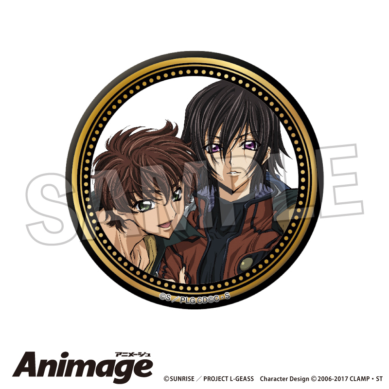 【PROOF】コードギアス 反逆のルルーシュ Animageギラギラ缶バッジ A【再販】
