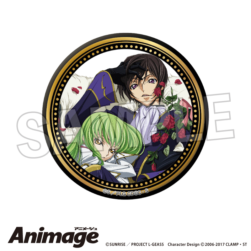 【PROOF】コードギアス 反逆のルルーシュ Animageギラギラ缶バッジ C【再販】