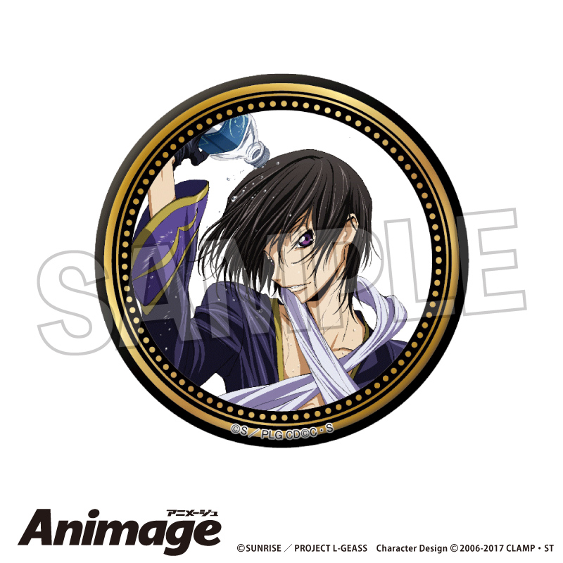 【PROOF】コードギアス 反逆のルルーシュ Animageギラギラ缶バッジ D【再販】