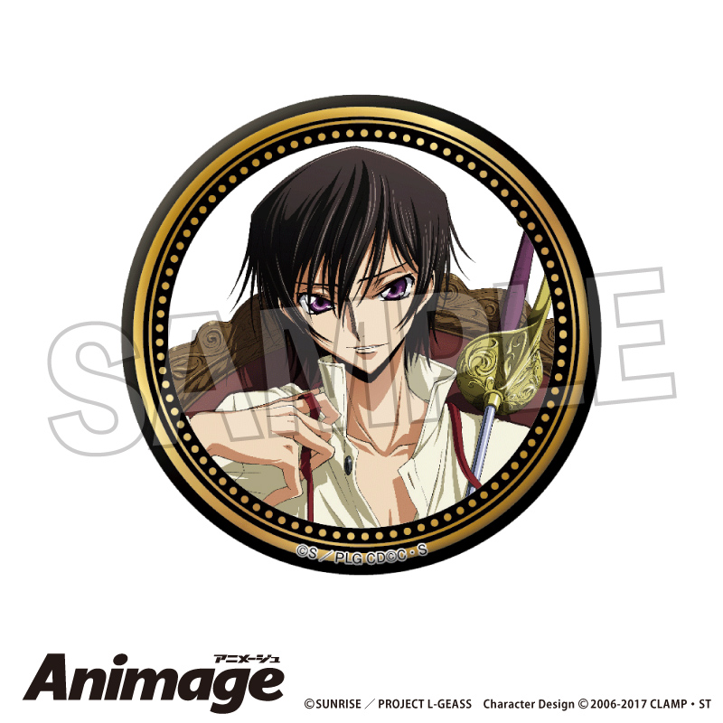 【PROOF】コードギアス 反逆のルルーシュ Animageギラギラ缶バッジ E【再販】