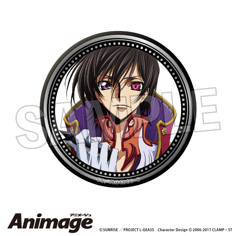 【PROOF】コードギアス 反逆のルルーシュ Animageギラギラ缶バッジ G【再販】