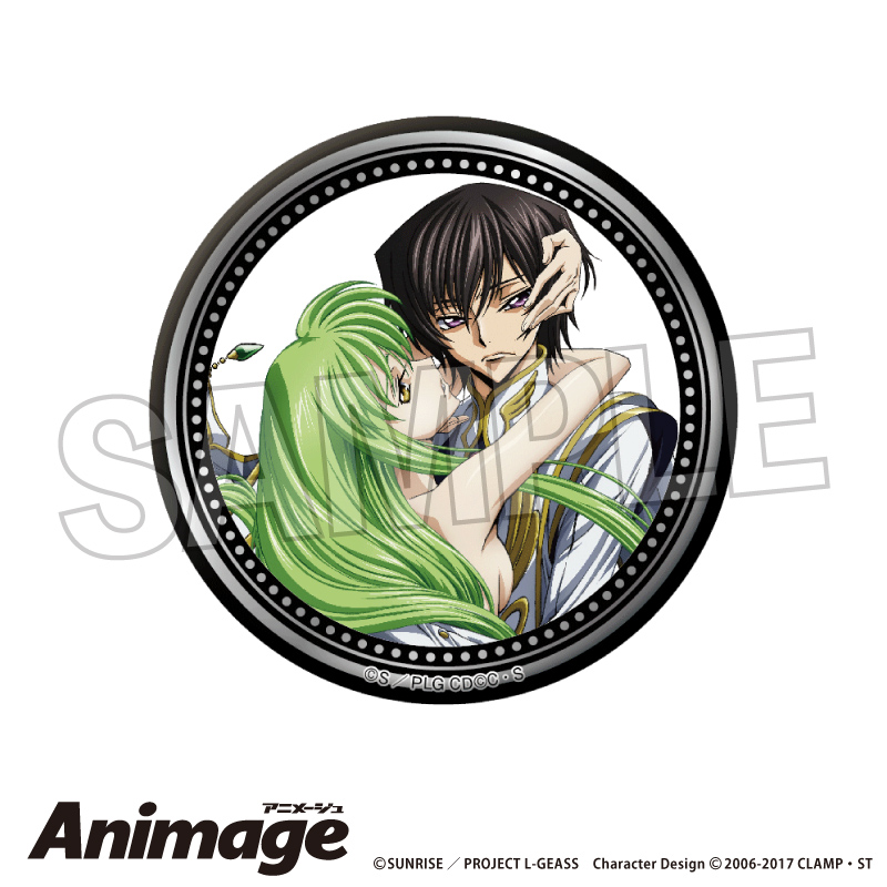 【PROOF】コードギアス 反逆のルルーシュ Animageギラギラ缶バッジ H【再販】