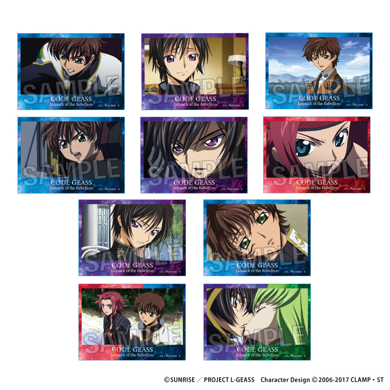 【PROOF】コードギアス 反逆のルルーシュ トレーディング ホロステッカー BOX1【再販】