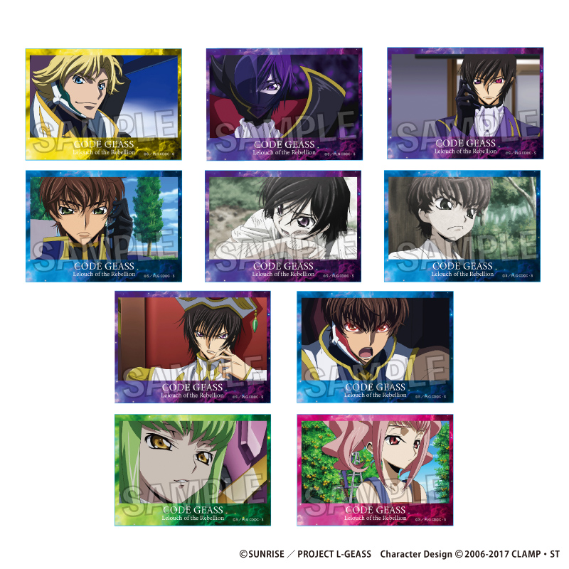 【PROOF】コードギアス 反逆のルルーシュ トレーディング ホロステッカー BOX2【再販】