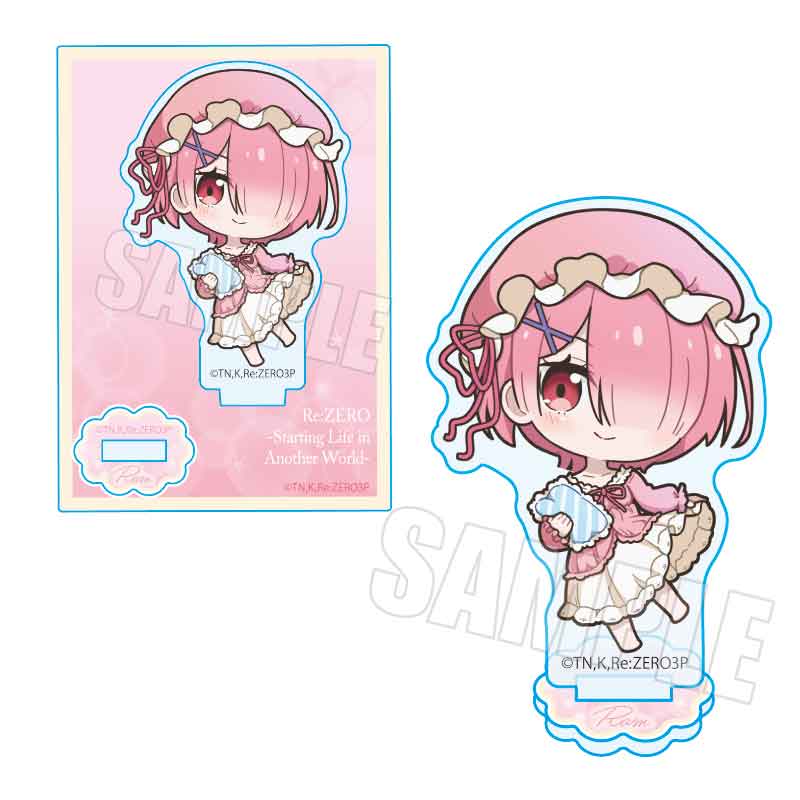 【ベルハウス】ぷかっしゅミニスタンド 3rd season ver. Re:ゼロから始める異世界生活/ラム(パジャマ)