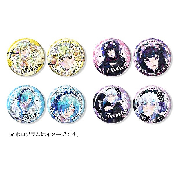 【エンスカイ】ロックは淑女の嗜みでして ホロカンバッジコレクション 1BOX入数：8