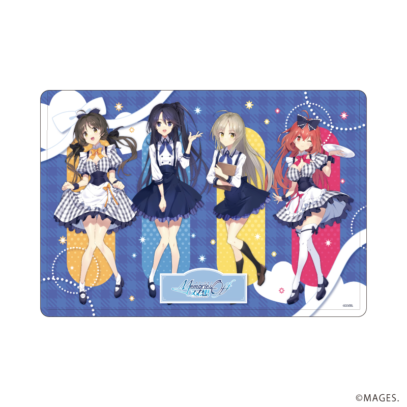 【A3】キャラクリアケース「メモリーズオフシリーズ」09/集合デザイン（描き下ろしイラスト）
