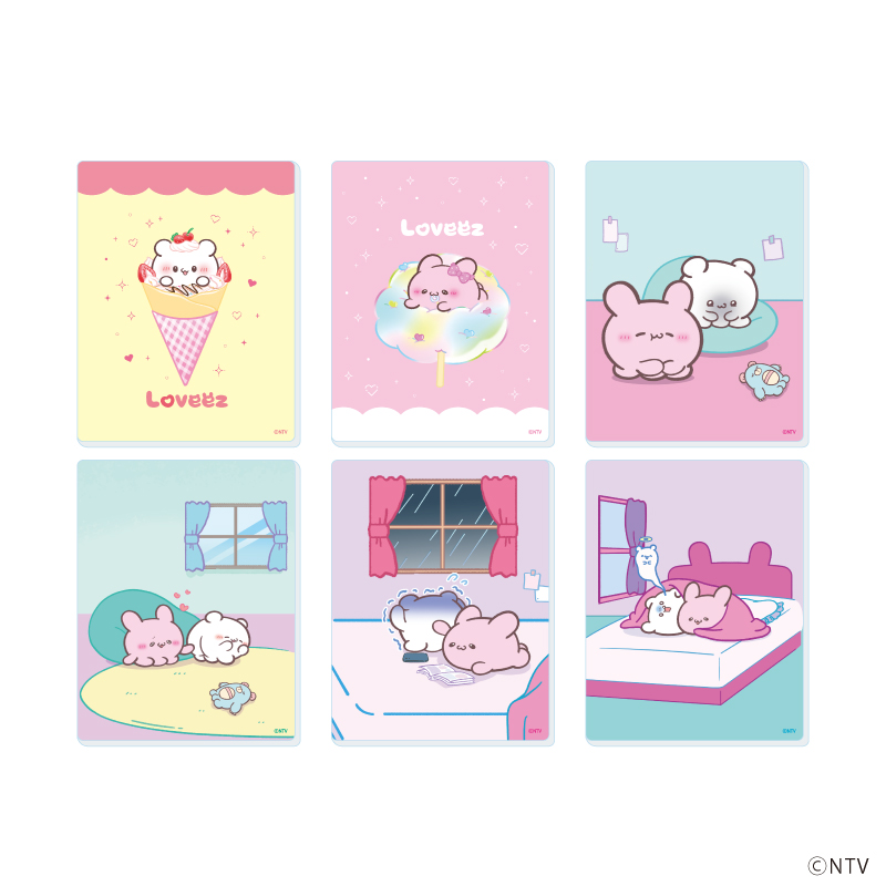 【A3】アクリルカード「らぶいーず」01/ブラインド（全6種）（公式&描き下ろしイラスト） 1BOX入数：6
