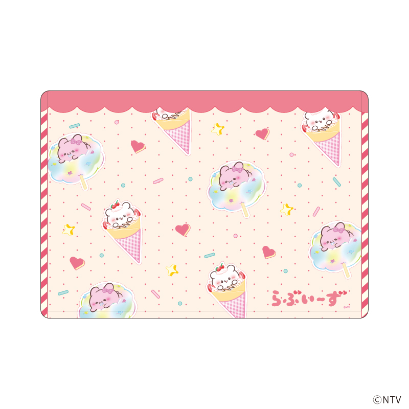 【A3】キャラクリアケース「らぶいーず」03/すもっぴ&ぴょんちー（描き下ろしイラスト）