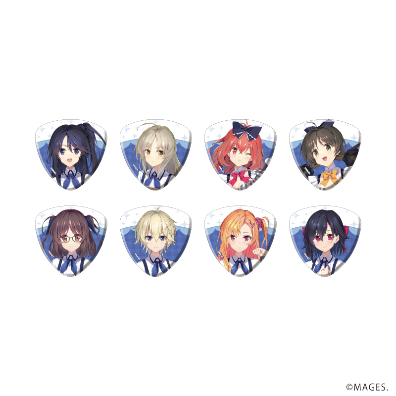 【A3】ピック型缶バッジ「メモリーズオフシリーズ」01/ブラインド（全8種）（公式&描き下ろしイラスト） 1BOX入数：8