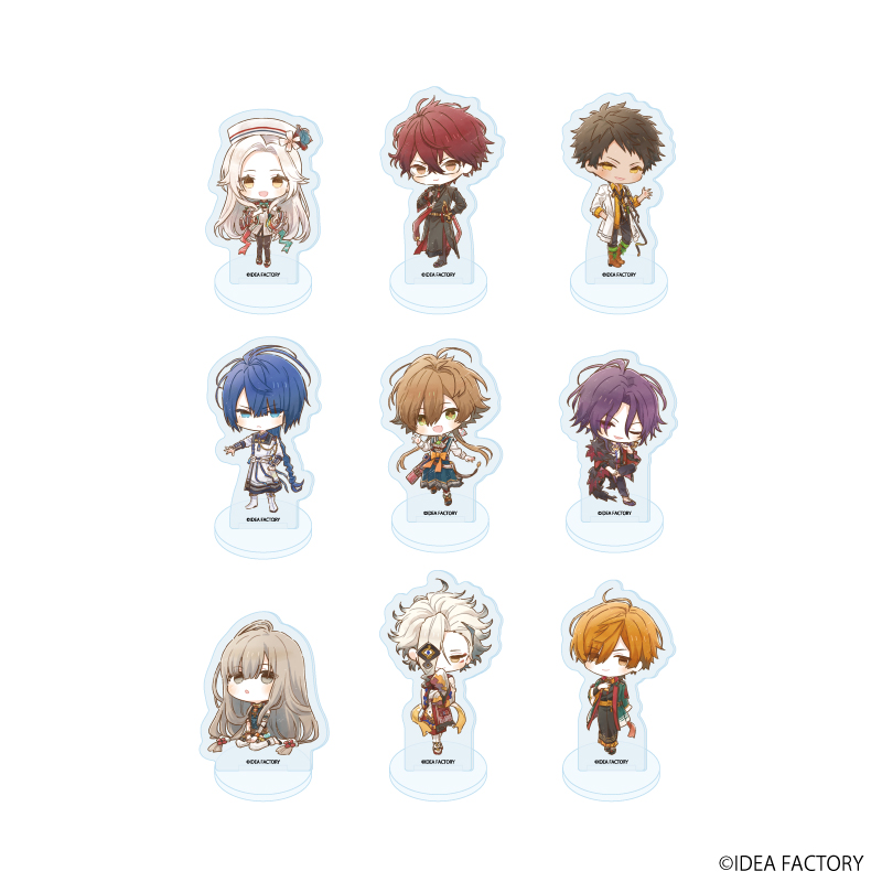 【A3】アクリルぷちスタンド「オランピアソワレ」01/ブラインド（全9種）（グラフアートイラスト） 1BOX入数：9
