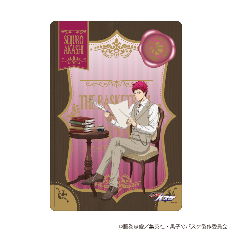 【A3】キャラクリアケース「黒子のバスケ」36/赤司征十郎 アンティークスーツver.（描き下ろしイラスト）