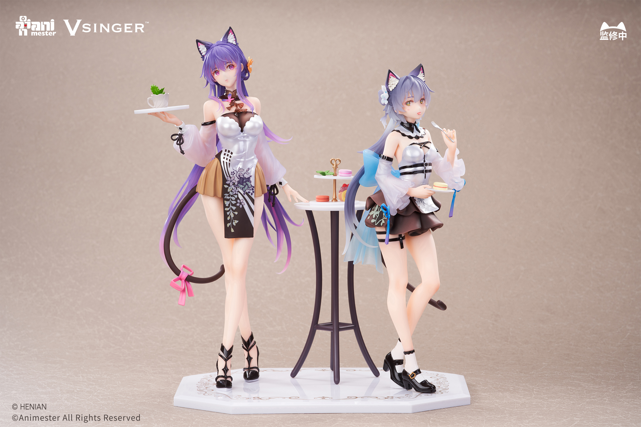 【AniMester】Animester VSINGER 洛天依&墨清弦 不思議のティーブレイクVer. 1/7スケール塗装済完成品フィギュア