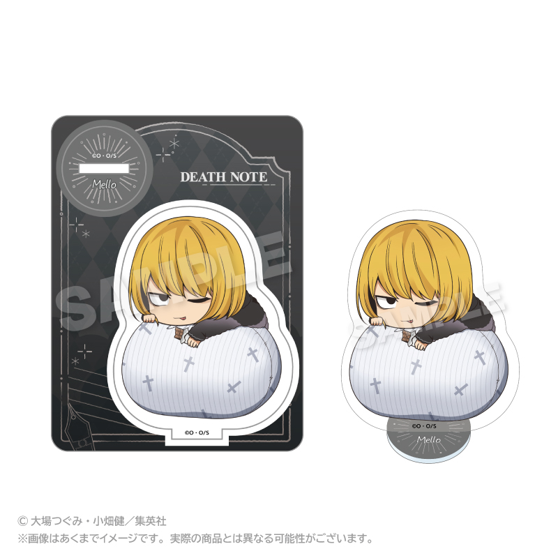 【ステラノーツ】DEATH NOTE ふわみんアクリルマスコット メロ