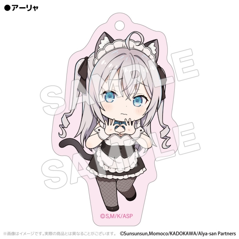 【アクロス】時々ボソッとロシア語でデレる隣のアーリャさん 猫メイド アクリルキーホルダー アーリャ