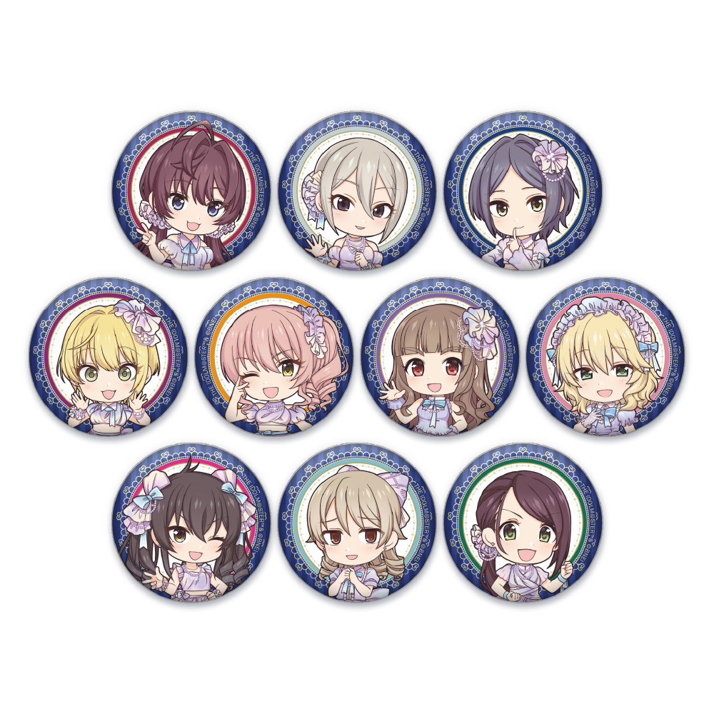 【クリーク・アンド・リバー】アイドルマスターシンデレラガールズ ミニキャラ缶バッジ ランダム全10種 1BOX入数：10