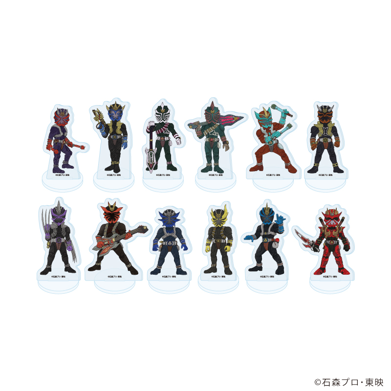【A3】アクリルぷちスタンド「仮面ライダー響鬼」01/ブラインド（全12種）（グラフアートイラスト） 1BOX入数：12