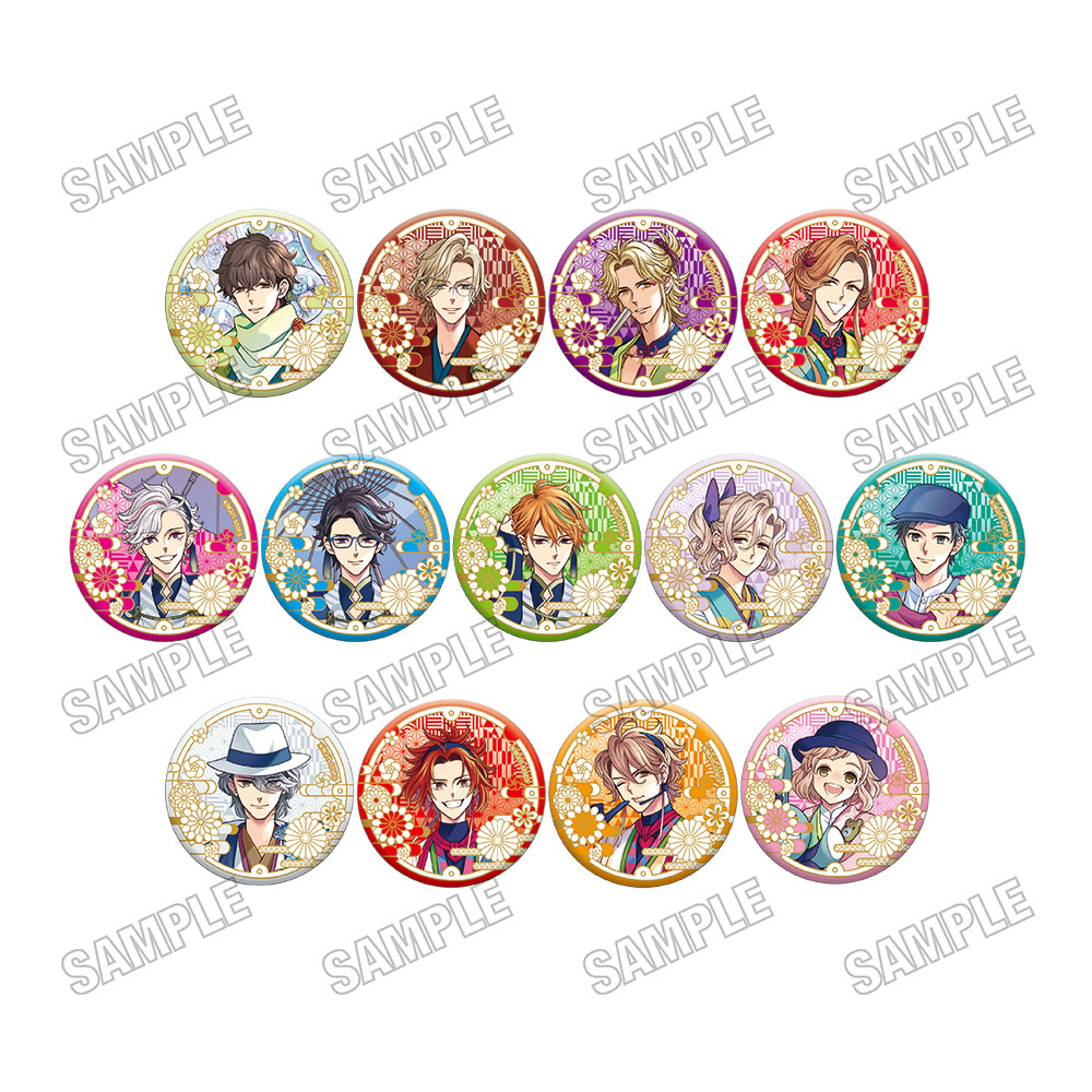 【メディコス・エンタテインメント】「BROTHERS CONFLICT」描き下ろし缶バッジコレクション【和装ver.】
